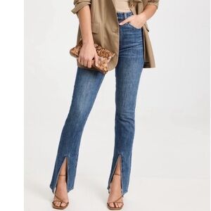 Pistola Women's Blue High Rise Slim Boot Cut Jeans